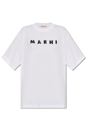 Marni T-shirt with logo | Women's Clothing | Vitkac Marni T-shirt with logo | Women's Clothing | Vitkac